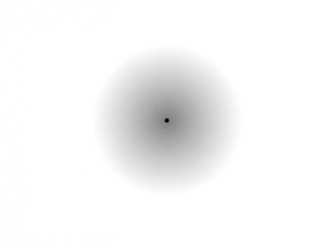 Focus on the black spot